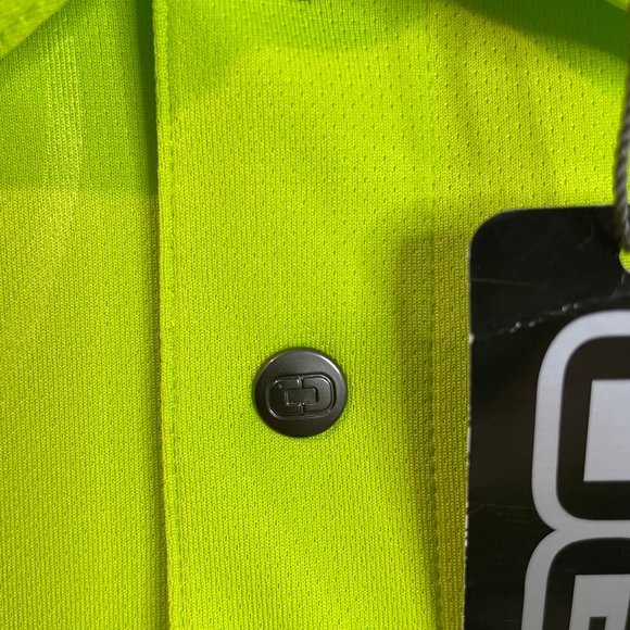 OGIO Glam Polo Shirt Energy Medium Neon Yellow Green Color NWT - Picture 6 of 13